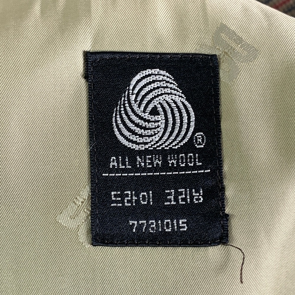 Daks London Blazer Jacket Men 40R Houndstooth Windowpane Gold Button Sport Coat - Picture 8 of 16